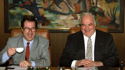 Klaus Kinkel mit Helmuth Kohl 1994