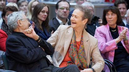 Gerhart Baum, Bundesinnenminister a. D. und Herta Däubler-Gmelin, Bundesjustizministerin a. D.