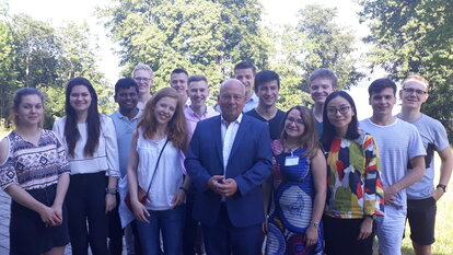 Rainer Wendt, Bundesvorsitzender der Polizeigewerkschaft und unsere Stipendiaten