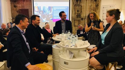 Fishbowl-Diskussion zu Hongkong am 9. 9. 2019 in Berlin
