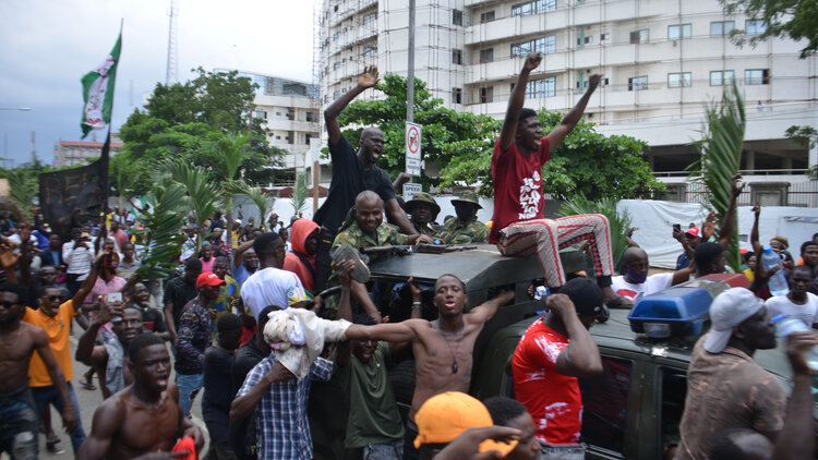 Proteste in Lagos