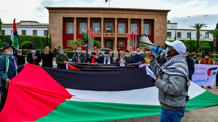 Marokko Protest Israel
