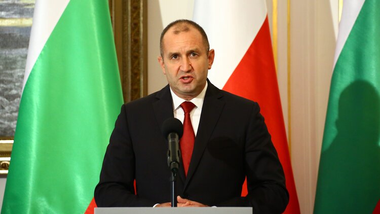 Bulgariens amtierender Präsident Rumen Radev.