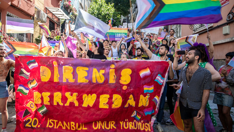 Anti-LGBTI+-Demonstration in Istanbul