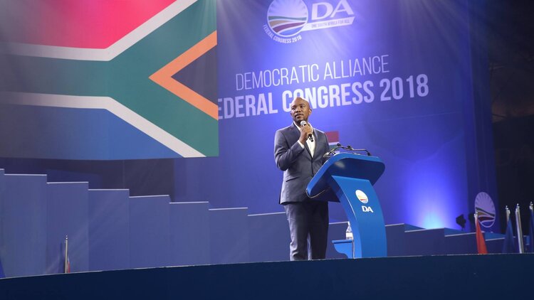 Mmusi Maimane, Vorsitzender der Democratic Alliance,