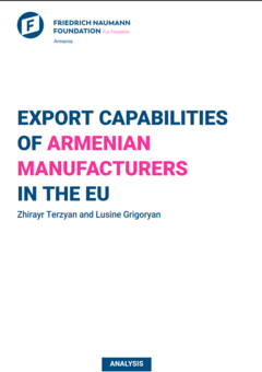 The research is oriented toward the export potential of Armenian manufacturers within the EU, with a focus on its main challenges and opportunities. Cover