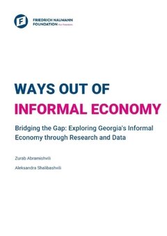 WAYS OUT OF INFORMAL ECONOMY