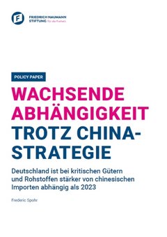 Wachsende Abhängigkeit trotz China-Strategie