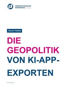 DIE GEOPOLITIK  VON KI-APP- EXPORTEN