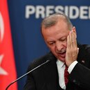 Joint conference of Turkish president Recep Tayyip Erdogan and President of Serbia Aleksandar Vucic