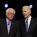 Bernie Sanders und Joe Biden 