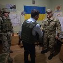 Der ukrainische Präsident Selensky in Luhansk 