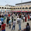 Schlange vor Nationalbank