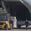 Beladen des Flugzeugs