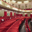 Abgedeckte Sitzplätze im Staatstheater Cottbus