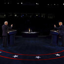 Trump und Biden Debatte