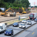 Autobahnbaustelle