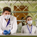 Corona Impfzentrum Moskau, Russland