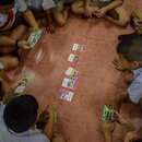 Rights Card game with Primary School Student
