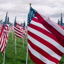 Amerikanische Flaggen