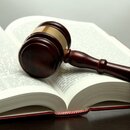a book and a gavel