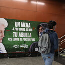 Wahlplakat Vox Spanien Migrationsdebatte