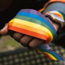 Pride Flag Hand