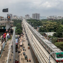 In Dhaka, Bangladesh the test run of the country's first metro rail train has begun. The metro will become operational in 2022.