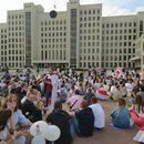 Demonstration in Belarus im August 2020