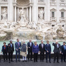 Staats- und Regierungschefs des G20-Gipfels während eines Fototermins 