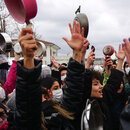 In Istanbul protestierten Menschen gegen teurere Strompreise in der Türkei. 