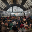 Der Bahnhof Lviv in der Ukraine ist zum Drehkreuz für Geflüchtete geworden