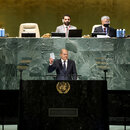 Bundeskanzler Olaf Scholz vor der UN-Vollversammlung in New York 