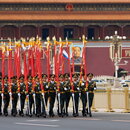 guard outside the Mausoleum of Mao Zedong
