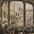 Deutsche Nationalversammlung in der Paulskirche in Frankfurt a.M. am 18. Mai 1848