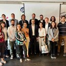 Participants together with Liberal MP Michel Moawad.