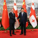 Prime Minister of Georgia Irakli Gharibashvili Meeting with the President of the People's Republic of China Xi Jinping