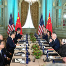 Chinese President Xi meets US President Biden