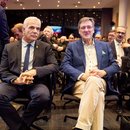 Yair Lapid, Prof. Karl-Heinz Paqué und Anna Staroselski