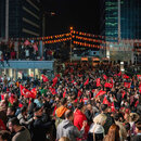 People in Turkey celebrate after local elections
