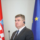 The Croatian President Zoran Milanović