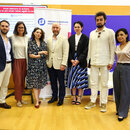 The team preparing for the event