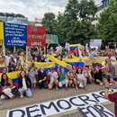 Weltweit haben Menschen gegen das Regime in Venezuela protestiert und die Anerkennung des Wahlsieges für die Opposition gefordert. In Berlin kamen mehr als 500 Demonstranten zusammen. 