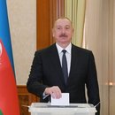 Aliyev casting ballot