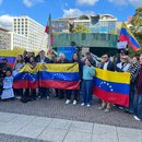 Kundgebung zur Unterstützung der Rückkehr der Demokratie in Venezuela