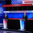 Die Kandidaten für das Amt des Vizepräsidenten in den USA: der republikanische Senator aus Ohio, J. D. Vance, und der demokratische Gouverneur von Minnesota, Tim Walz 