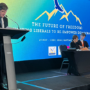 Professor Karl-Heinz Paqué wurde beim 64. Kongress von Liberal International in Santiago de Chile zum Präsidenten gewählt. Mit Visionen für globale Freiheit und Demokratie führt er die Organisation in die Zukunft.