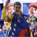 Maduro in front of his supporters in Venezuela 