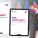 Publication cover, combined with a photo of trump and kim jong eun