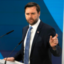 United States Vice-President JD Vance addresses the audience during the Munich Security Conference at the Bayerischer Hof Hotel in Munich,